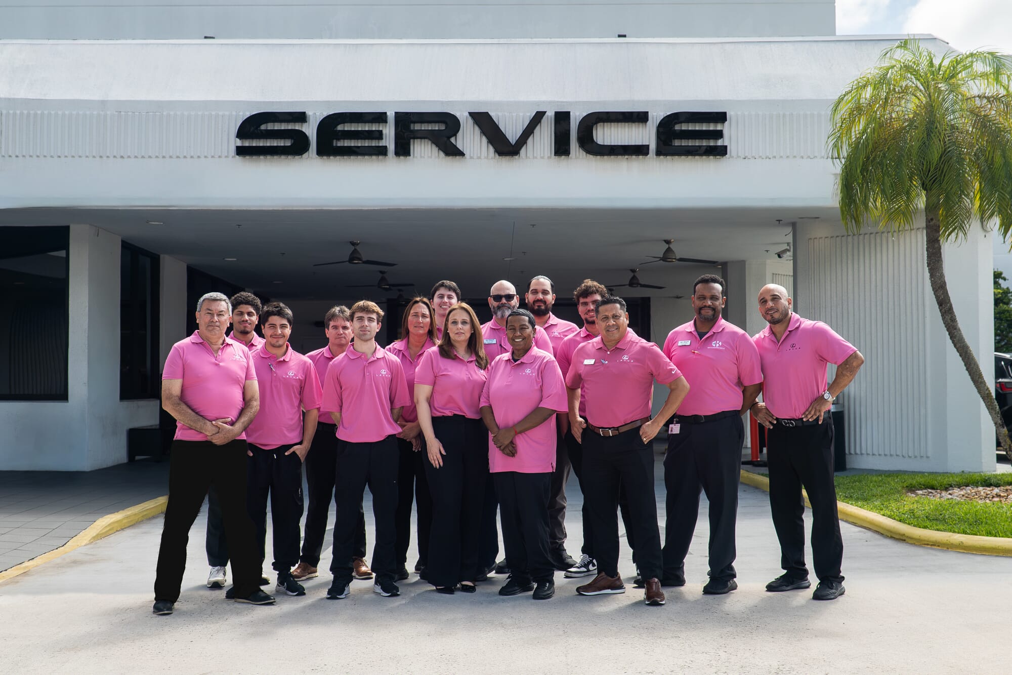 Lexus service entrance
