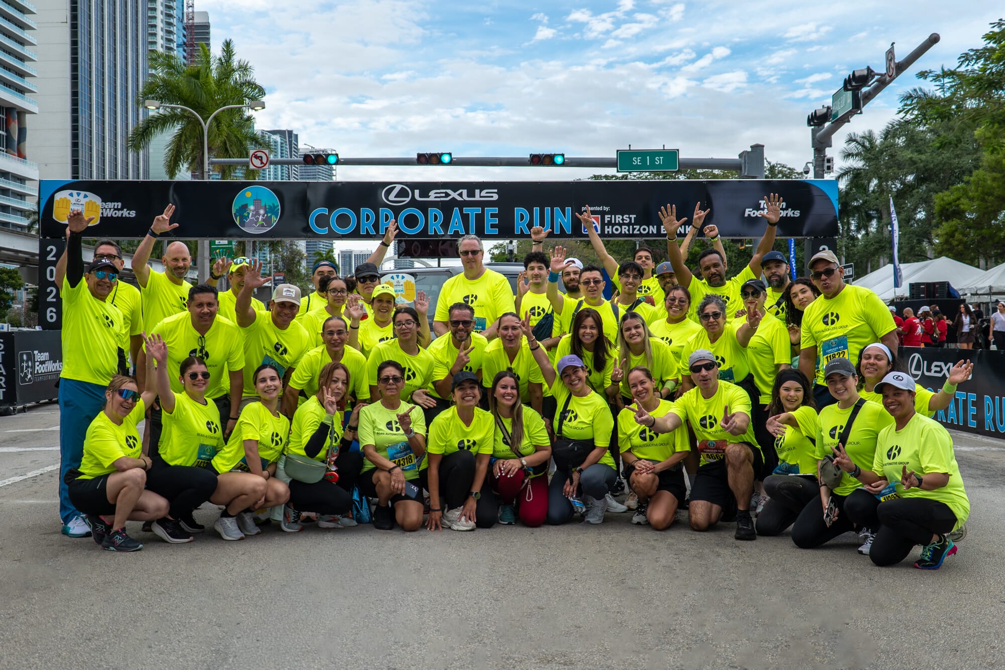 Bean Team at Corporate Run
