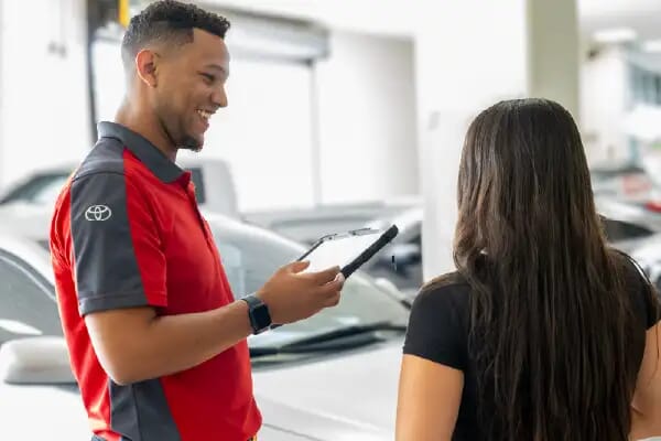 Toyota service advisor