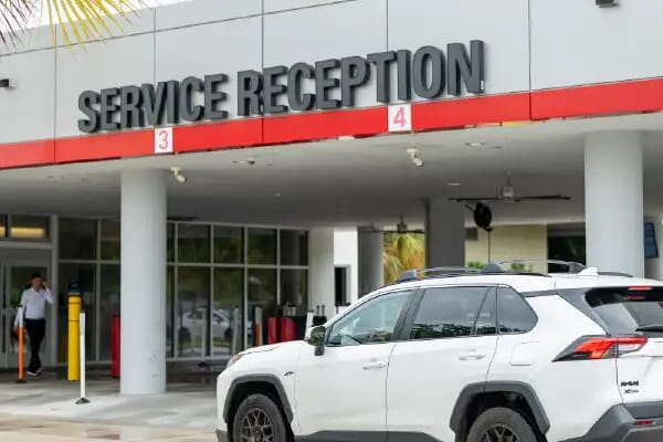 Toyota service department