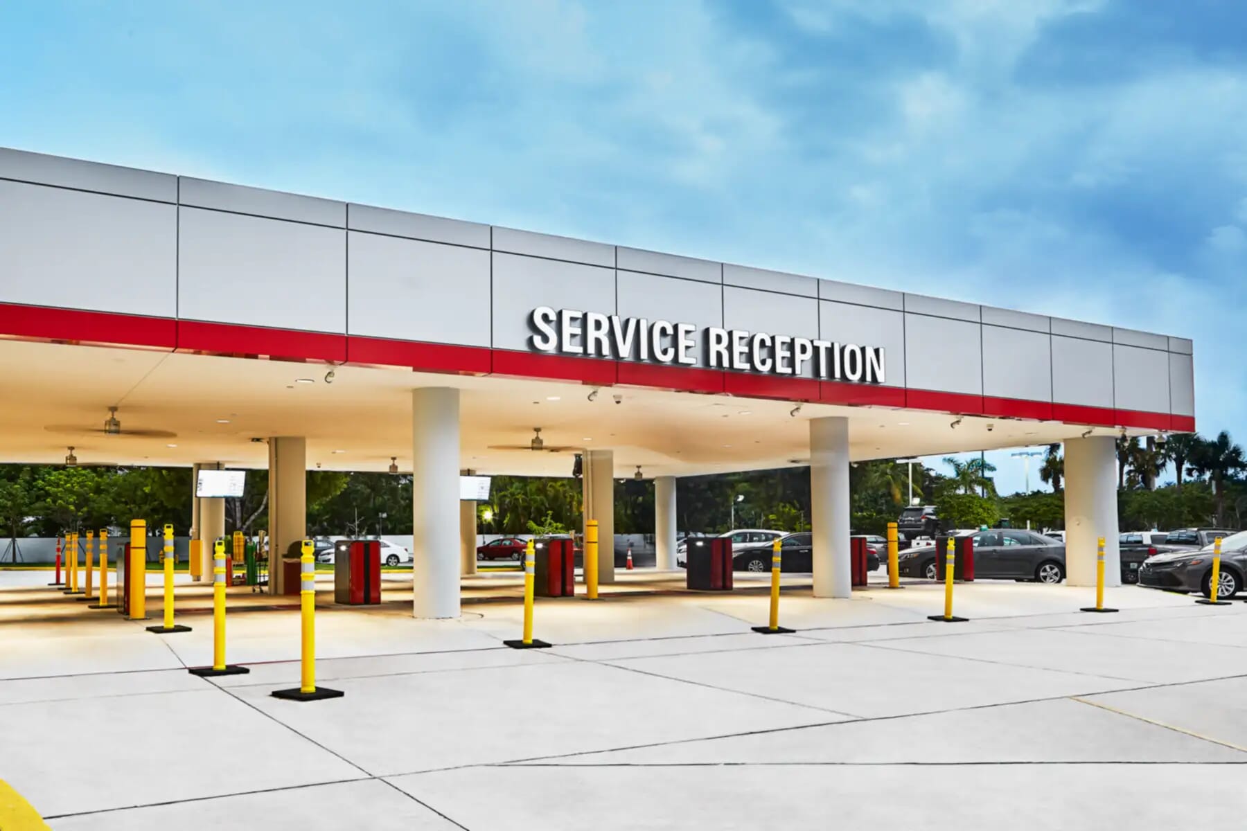 Toyota service entrance