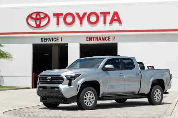 Toyota service entrance