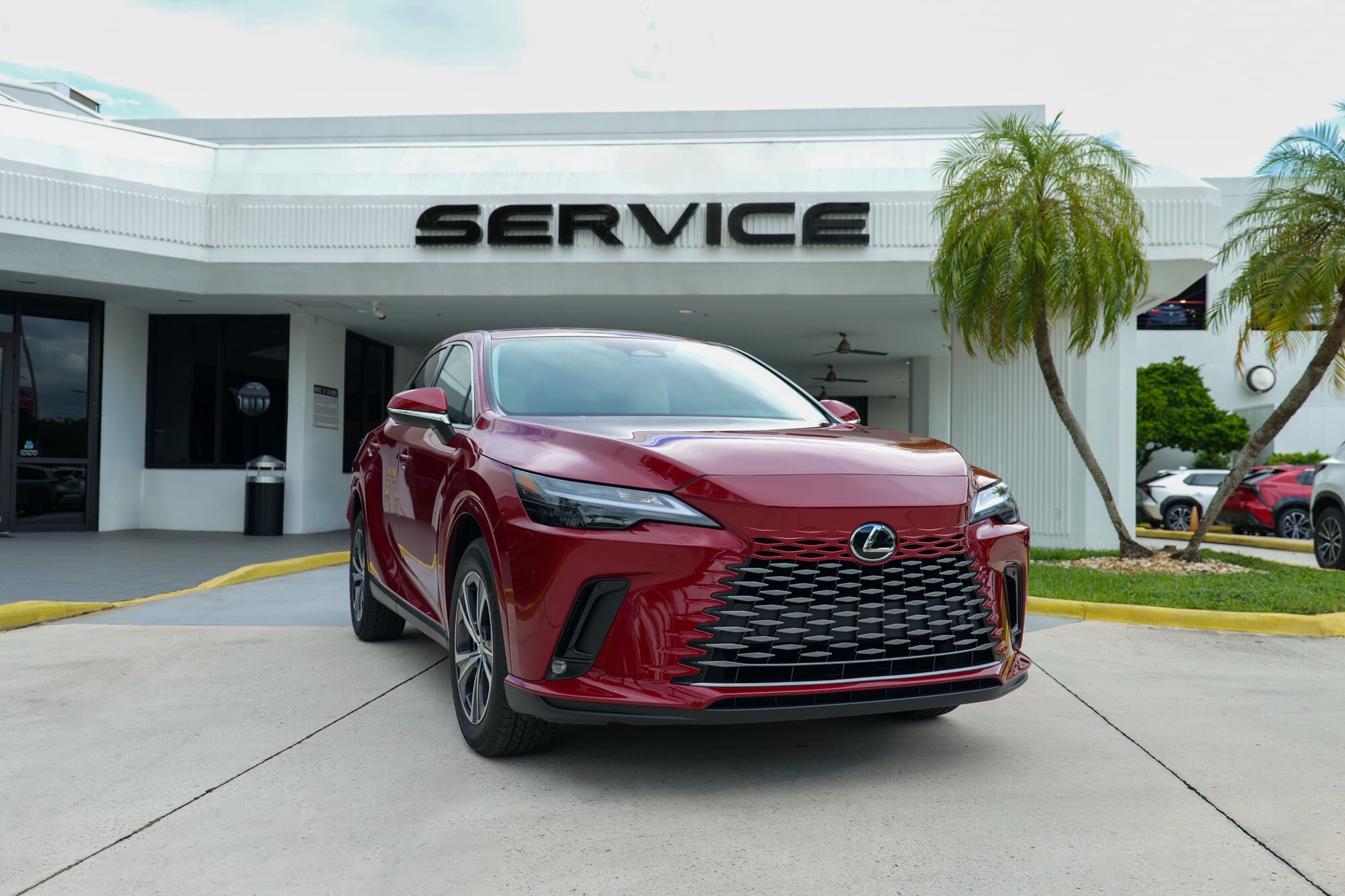 Lexus service entrance