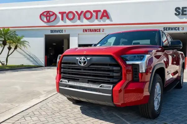 Toyota service department